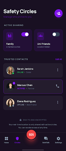 Trusted Contacts & Circles